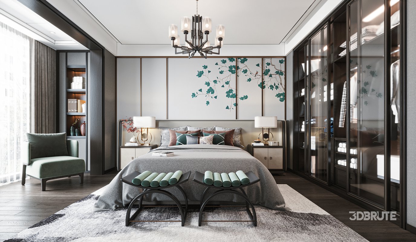 Chinese bedroom134 Image 1