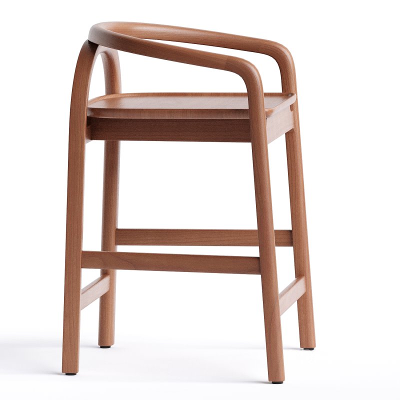 MERU COUNTER STOOL Teak Image 2