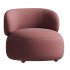 Brayden Stone Cream Woven Fabric Occasional Chair - Thumbnail 1