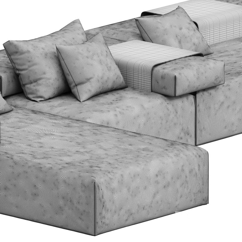 CINDER BLOCK modular sofa design Luca Nichetto Combination 03 Image 2