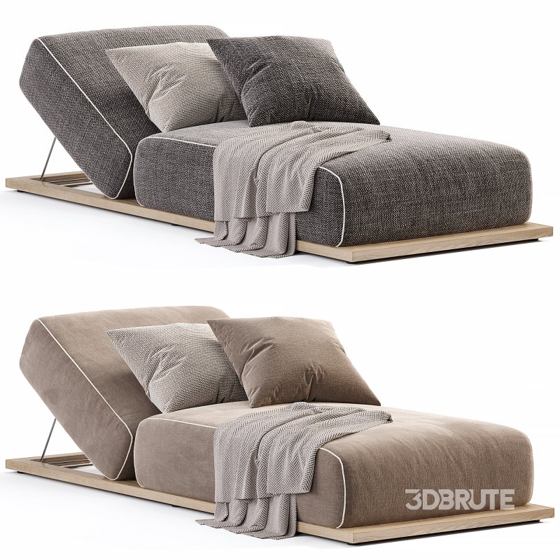 Claud Open Air Meridiani Relax Sunlounger Image 1