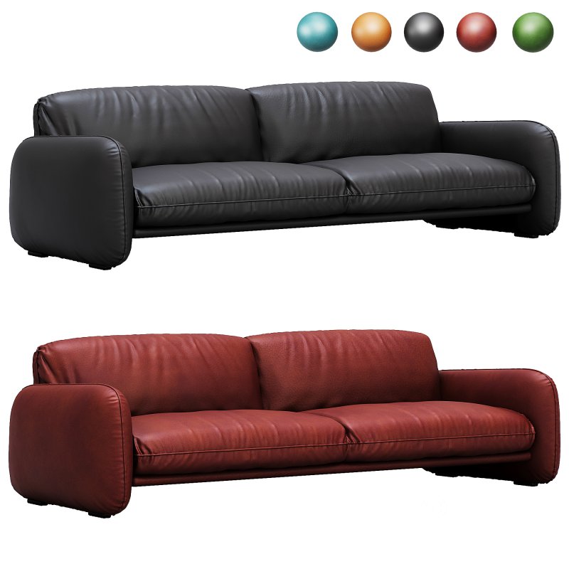 Two seats on Brigittes 260 sofa By Baxter Image 4