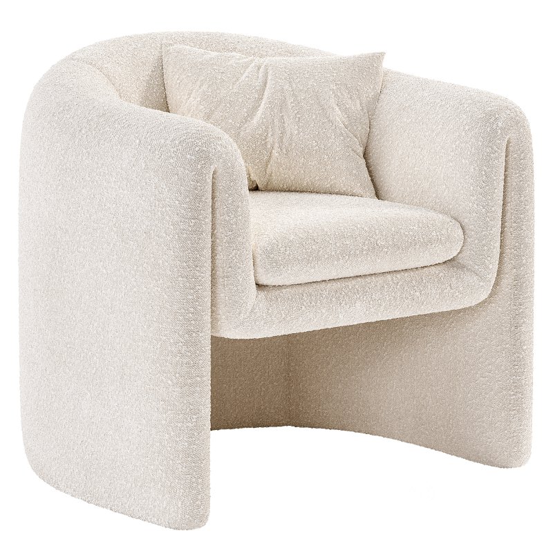 Boucle Armchair Image 1
