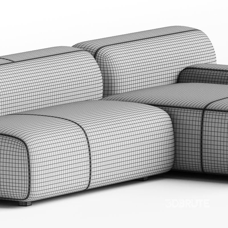 Suiseki Sofa cod SUI13DX composition Image 1