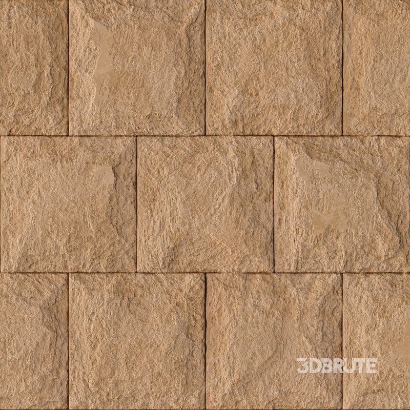 Brick Rockface 05 (Seamless) Image 2