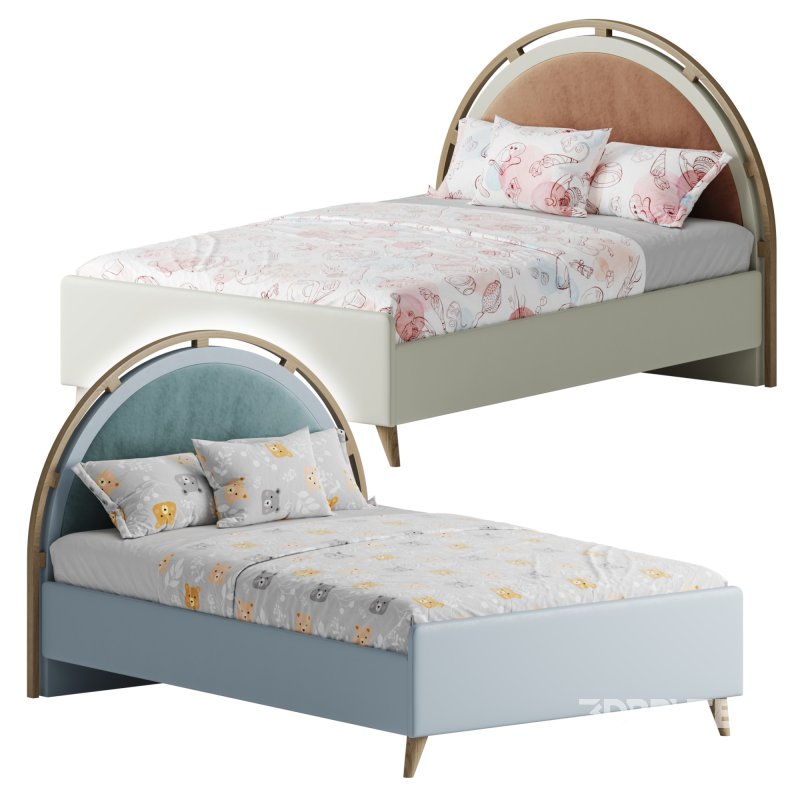Lorenabedsetwsdb Lorena Double Sized Bed Image 2