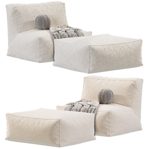 Kubis CHair,Pouf By Goodpoof