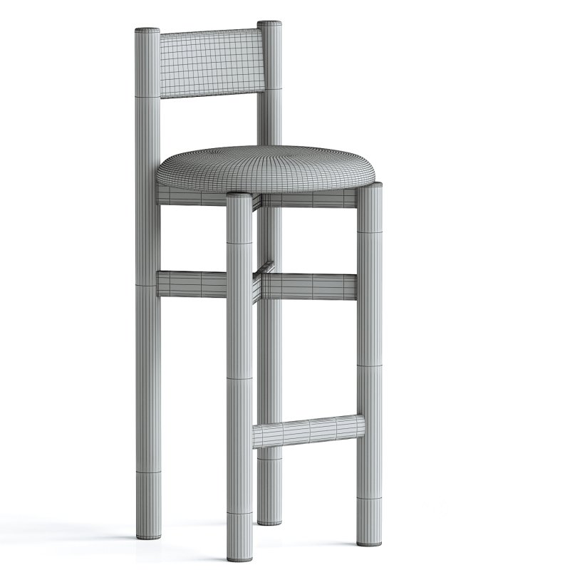 Teddy Bar Stool – Warm Oak Image 2