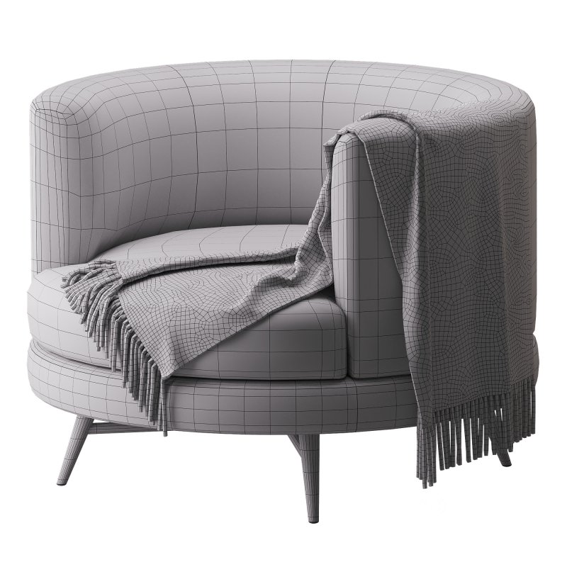 Four Hands Carmela Swivel Chair Image 4
