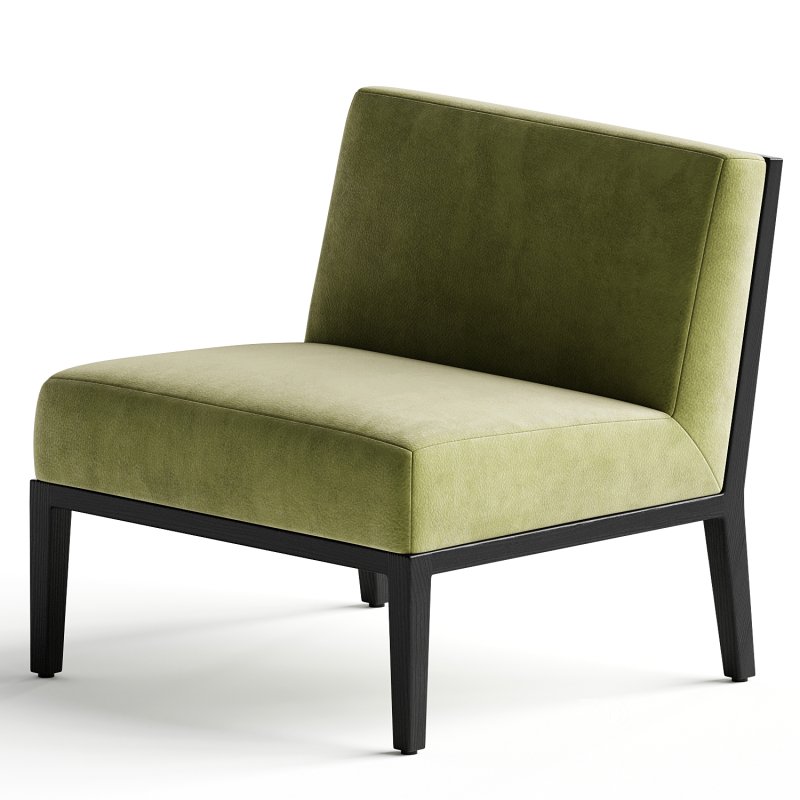 Misha Wood Frame Chair Customizable Woods Oak, Maple Walnut sleeper chair yellow Image 1