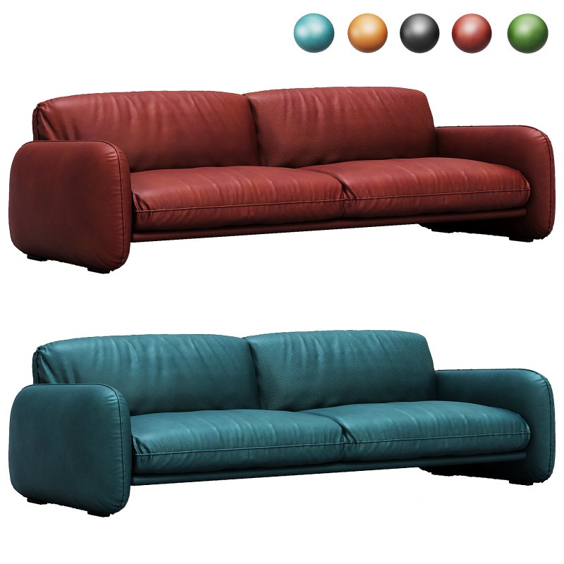 Two seats on Brigittes 260 sofa By Baxter Image 1