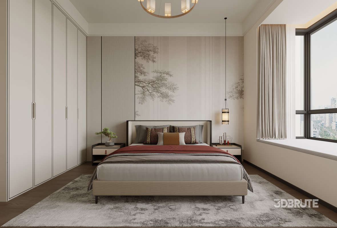 Chinese bedroom124 Image 1