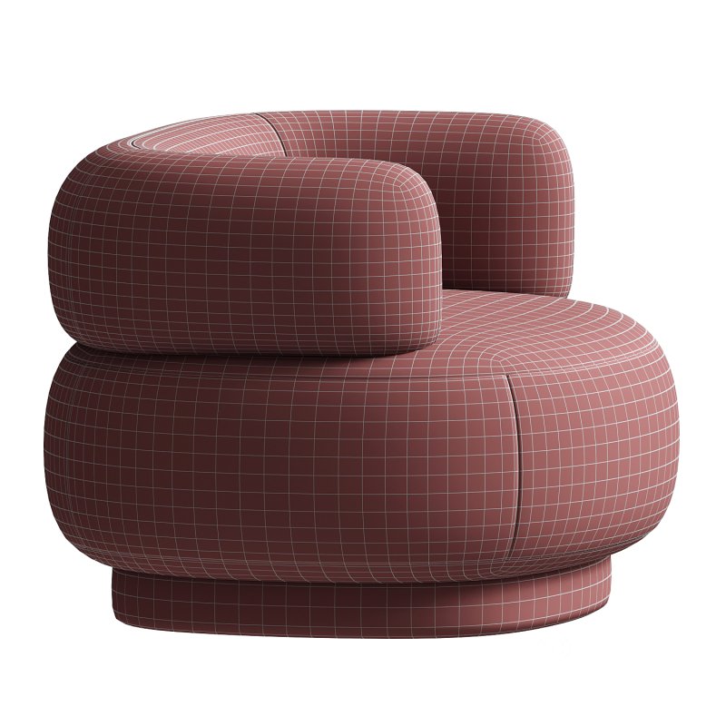 Carlos Cream Turrel Chair Image 1