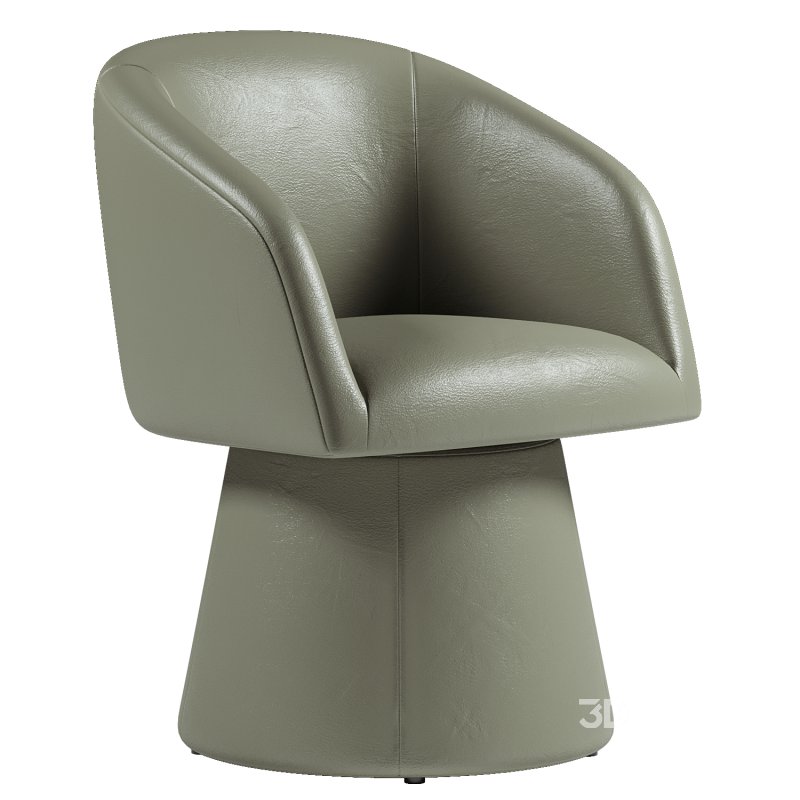 Kyo Upholstered Barrel Chair Image 3