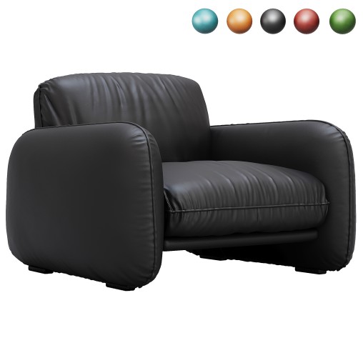 A single seat on Brigittes sofa By Baxter