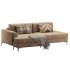 Corner sofa Edwin Velvet Terra - Thumbnail 6