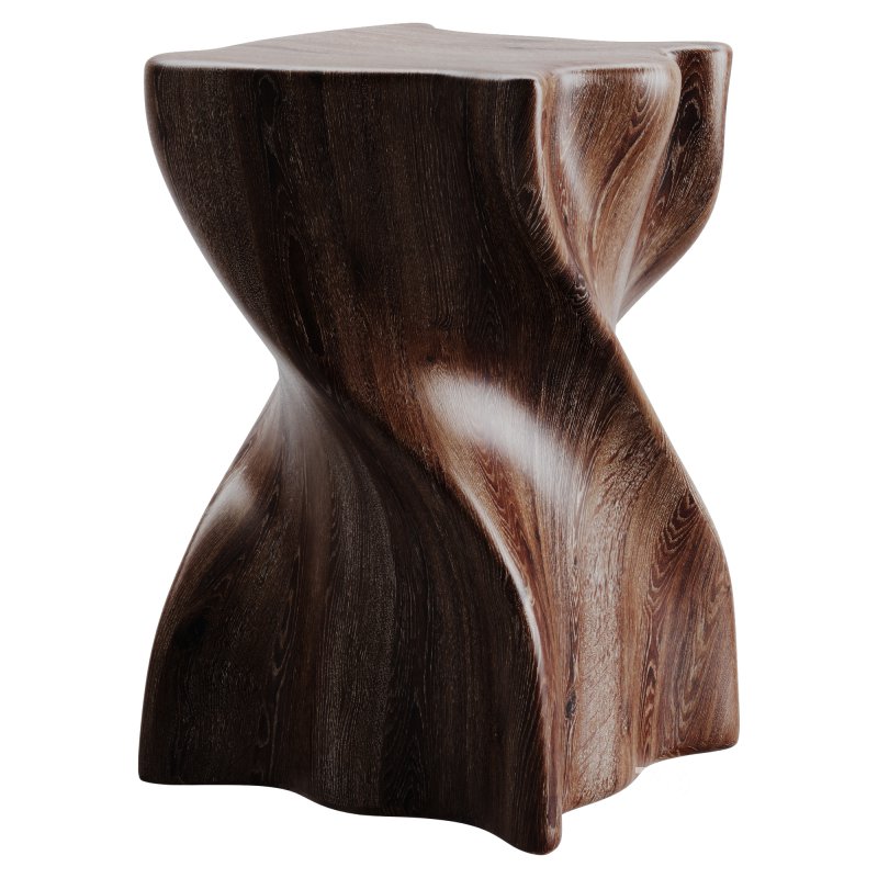 Wood Stool Image 3