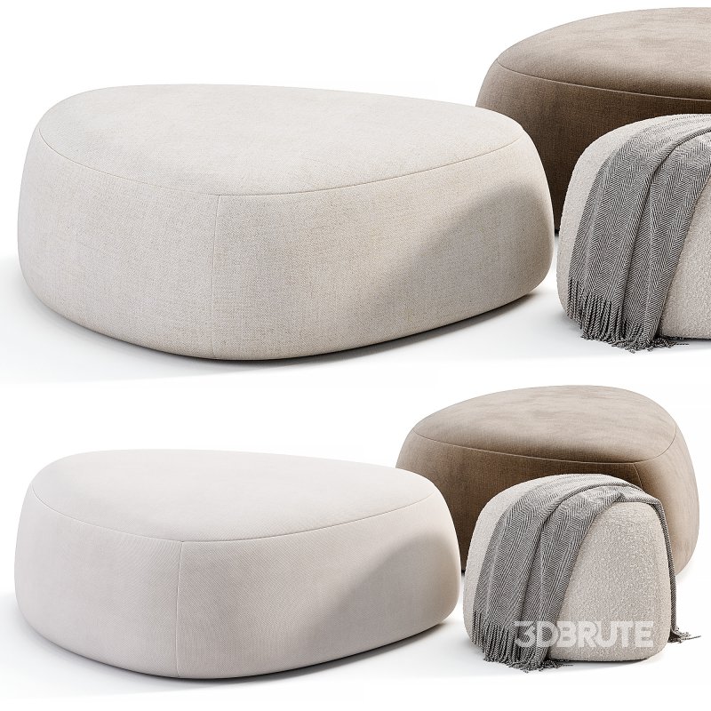 Pebble Ottoman By Westelm Image 1