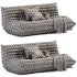 Togo Loveseat By Ligne Roset Set - Thumbnail 6
