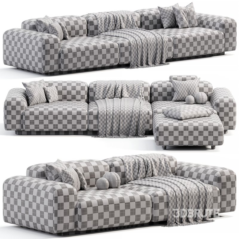 Soft Modular Sofa Image 7