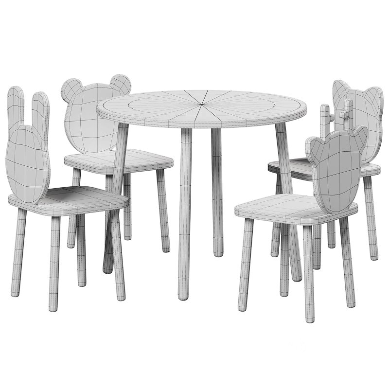 Kid table and chair set 02 Image 4