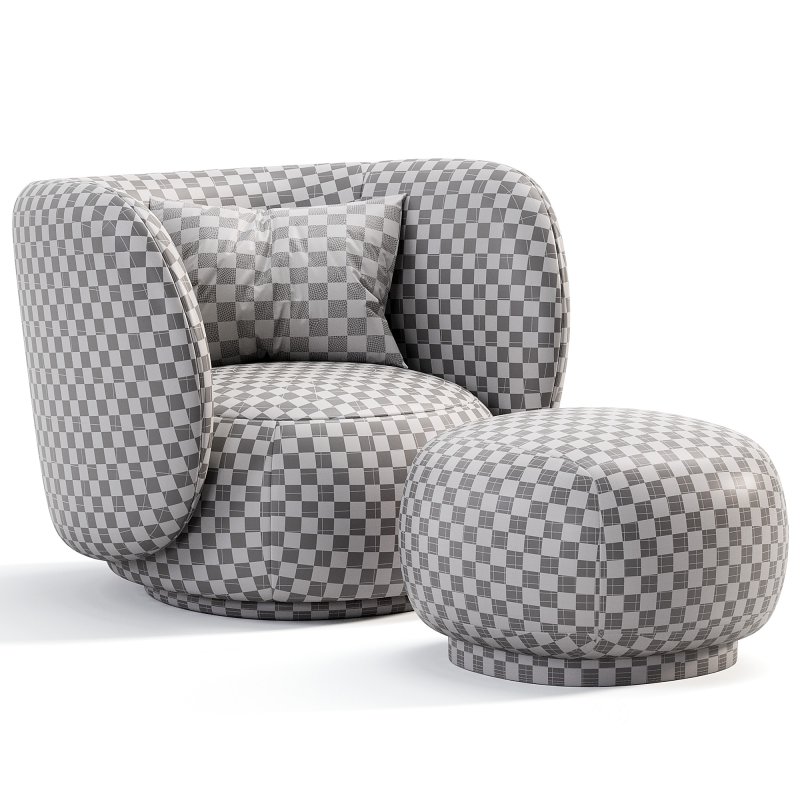Rico Lounge Chair with Swivel Base Image 6