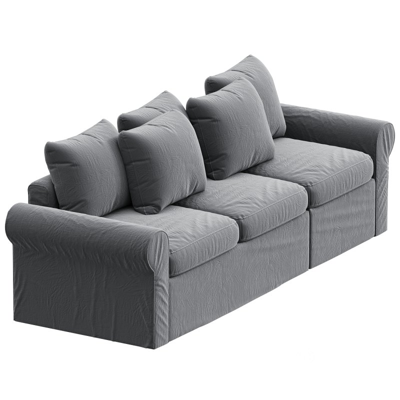 HARLANDA Sleeper sofa, Ljungen medium gray IKEA Image 1