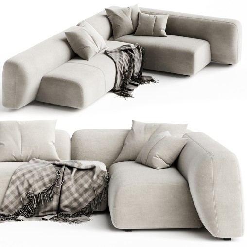 Suiseki Sofa cod SUI16DX composition
