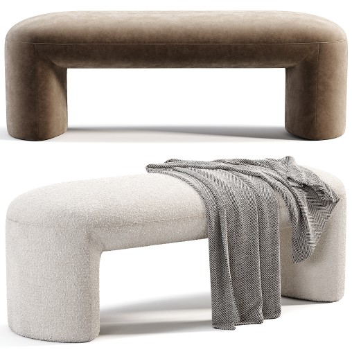Mira Bench Pouf By Trithouse