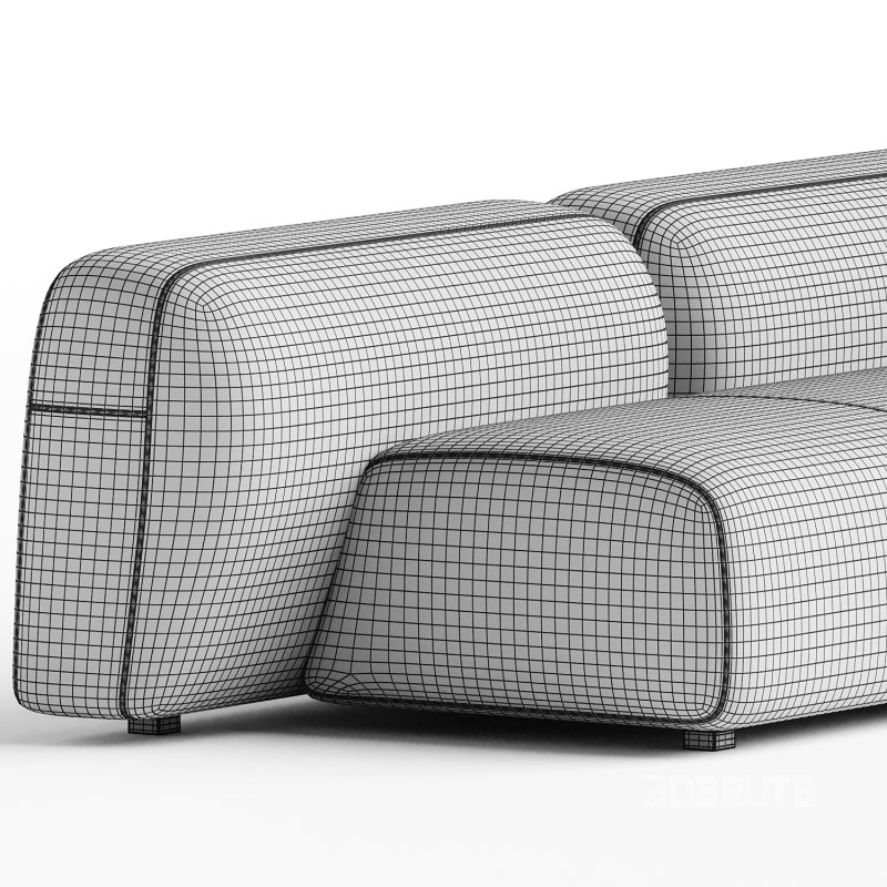 Suiseki Sofa cod SUI10DX composition Image 2