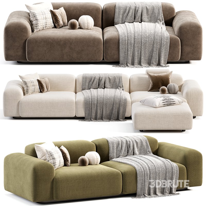 Soft Modular Sofa Image 3