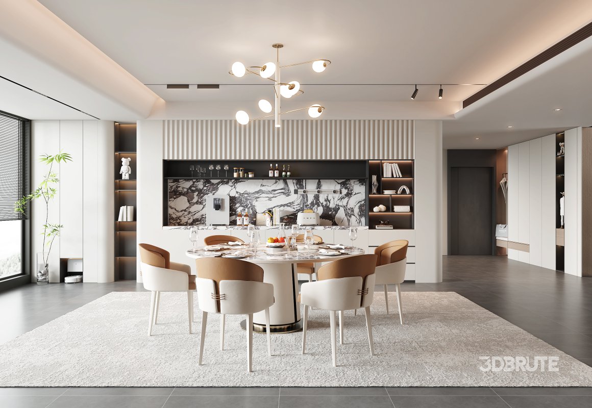 Modern dining room Image 1