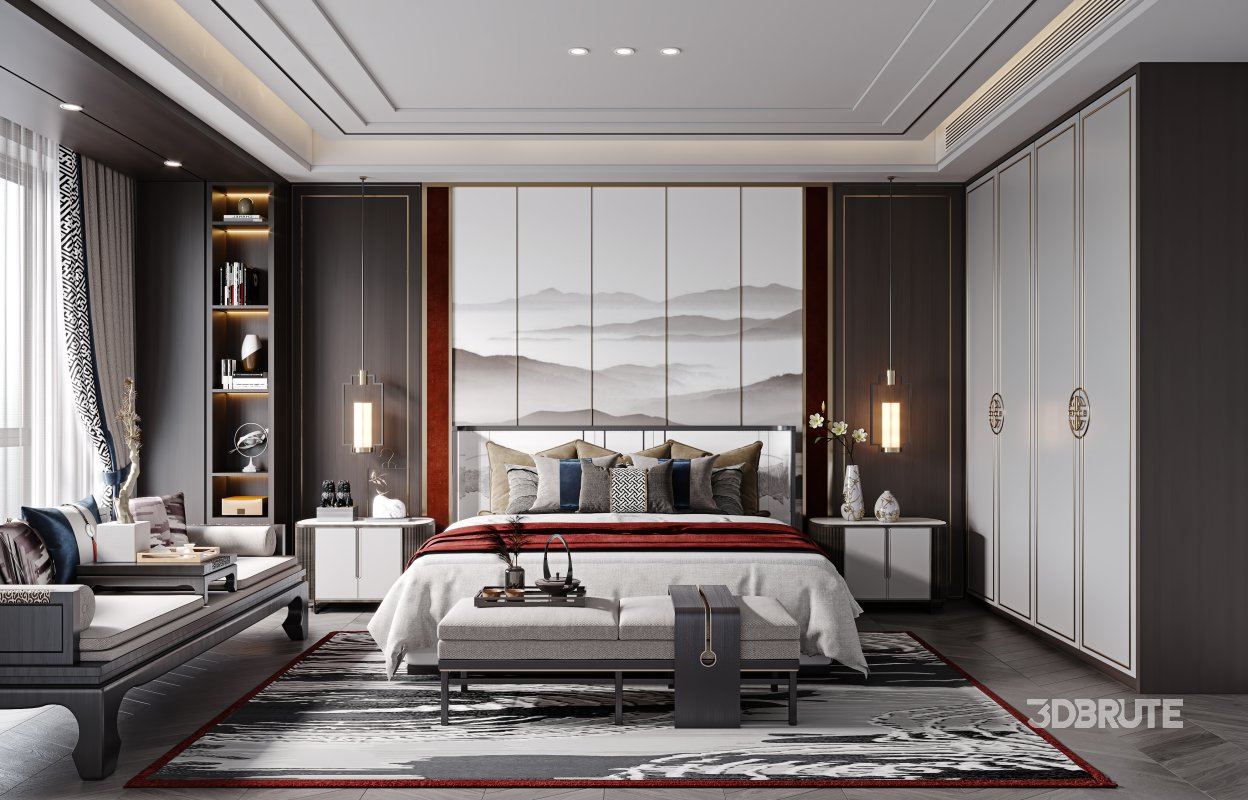 Chinese bedroom133 Image 1