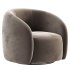 Alessa Swivel Armchair Luna Cloud White - Thumbnail 3
