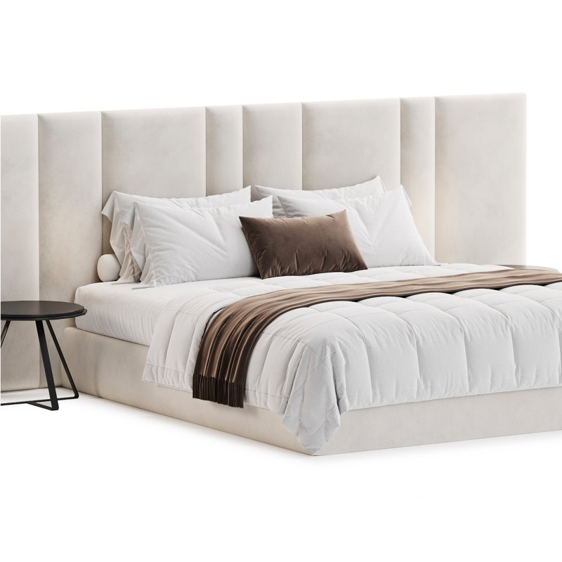 Futuro Bed with wide Headboard By Sensorsleep Image 3
