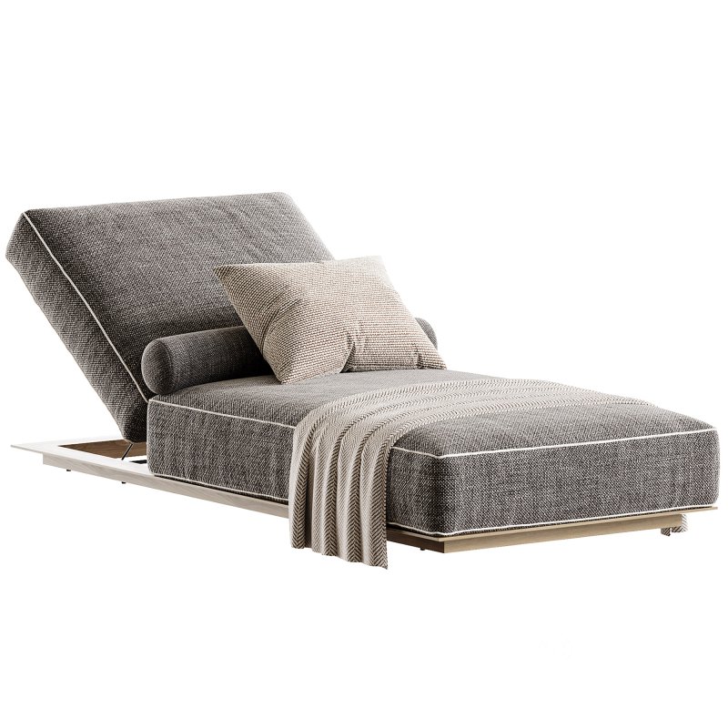 Santorini Outdoor Sun Lounge Image 5