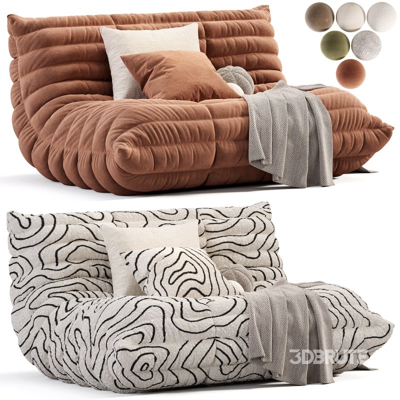 Togo Loveseat By Ligne Roset Image 1