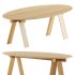 Trave Oval Dining Table by Branca Lisboa - Thumbnail 5