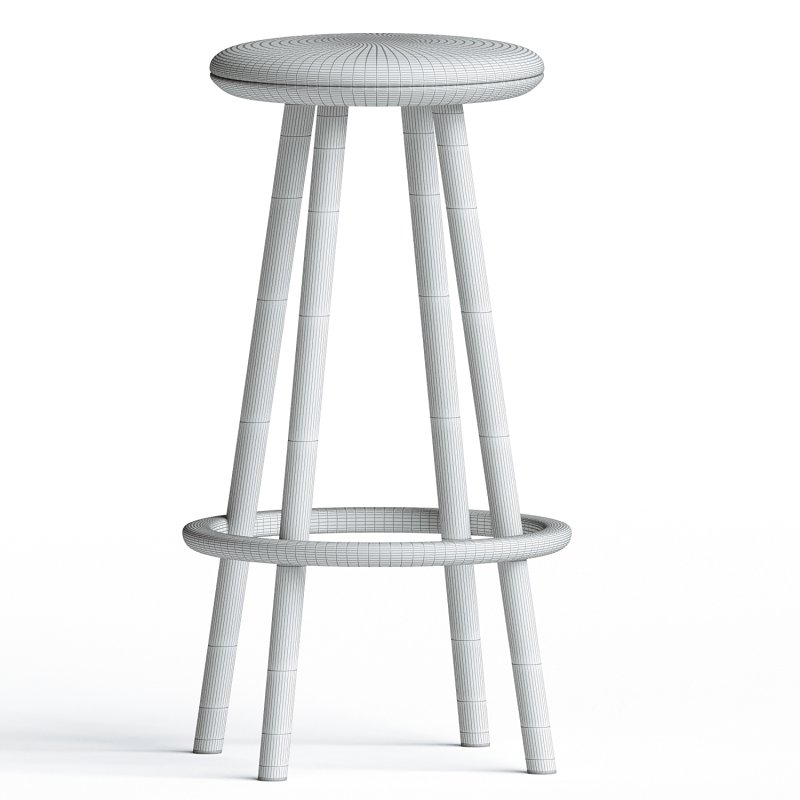 OVO Bar Stool Upholstered Image 1