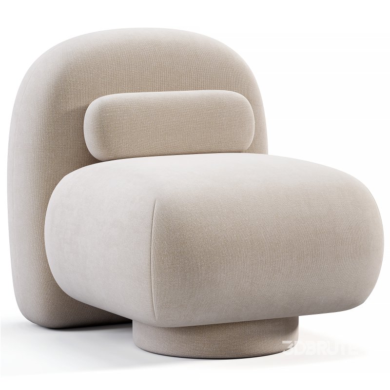 Armchair Koto Cozy Ivory Image 2