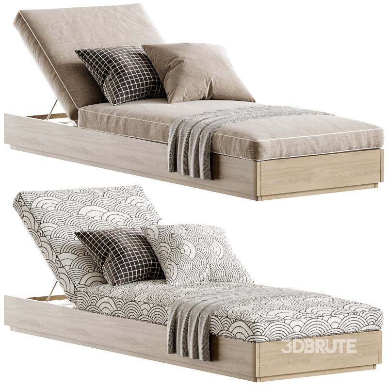 Hayman Teak Double Sun Lounge Image 6