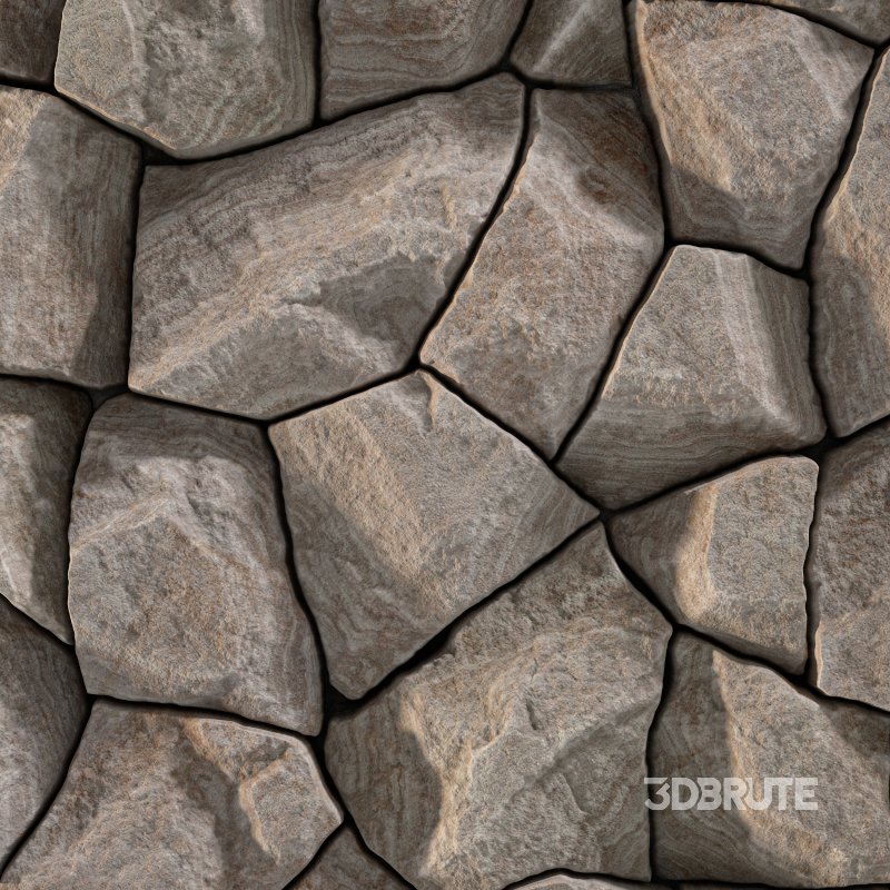 Stone Wall 26 (Seamless) Image 1