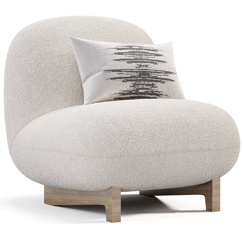 Elvit Cozy Ivory Armchair Image 3