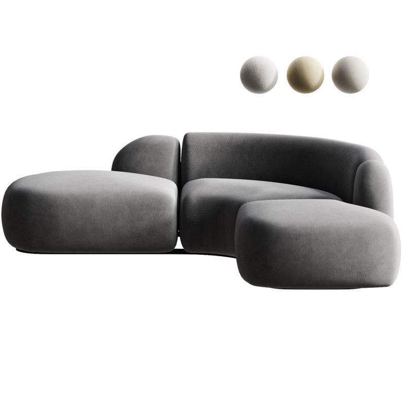 Eichholtz Sofa Bjorn Boucle Sand Image 1