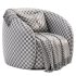 Alessa Swivel Armchair Luna Cloud White - Thumbnail 7