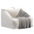 Stone Tan Velvet Corduroy Kids Lounge Chair - Thumbnail 3