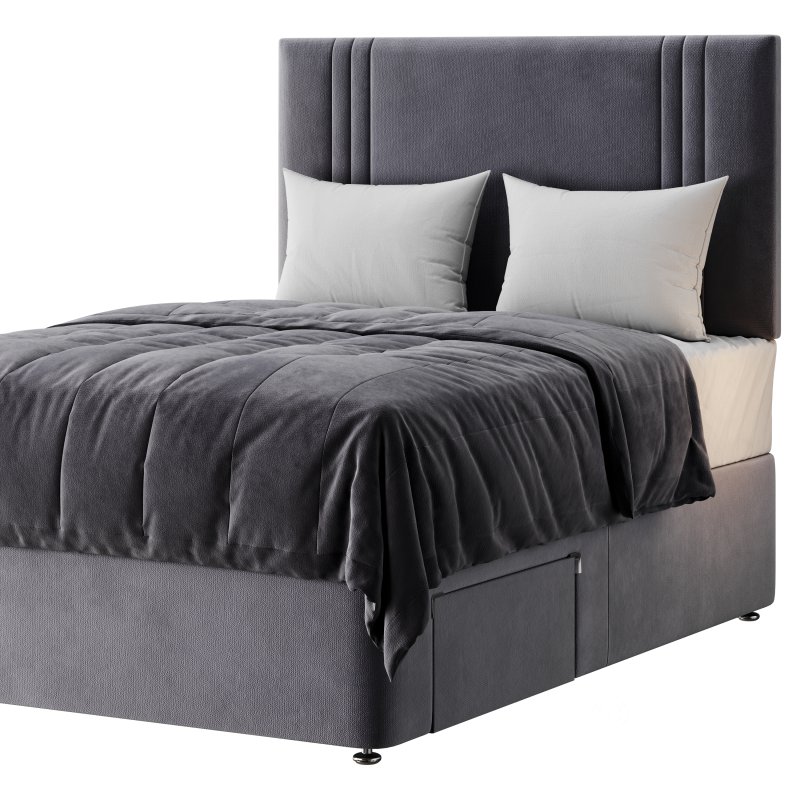 Slumberland Air Memory Divan Bed Set Image 4