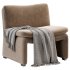 Maya White Sheepskin Accent Chair - Thumbnail 4