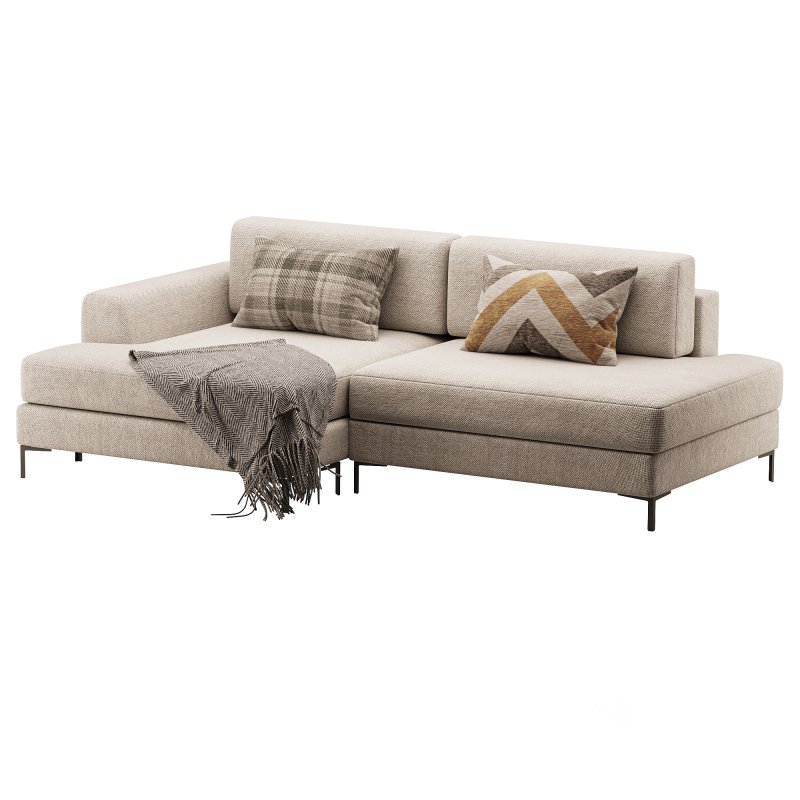 Corner sofa Edwin Velvet Terra Image 8