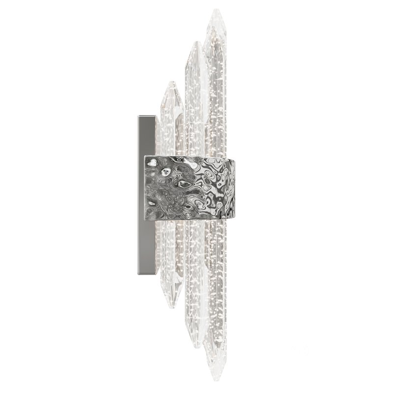 Sconce glass transparent chrome 62GDW-920-500CH Image 2